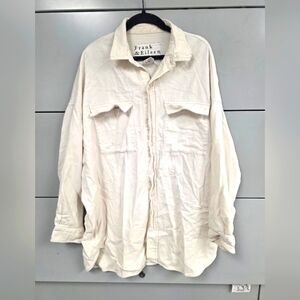 Frank And Eileen Oversized Baggy Long Sleeve Button Up Shirt‎